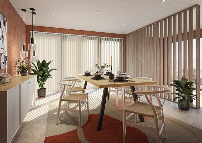 Henderson, Cream - Vertical Blind - Image 7